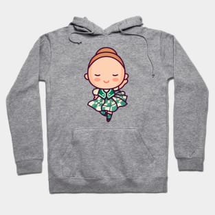 Cute Scottish Folk Dancer Girl Hoodie